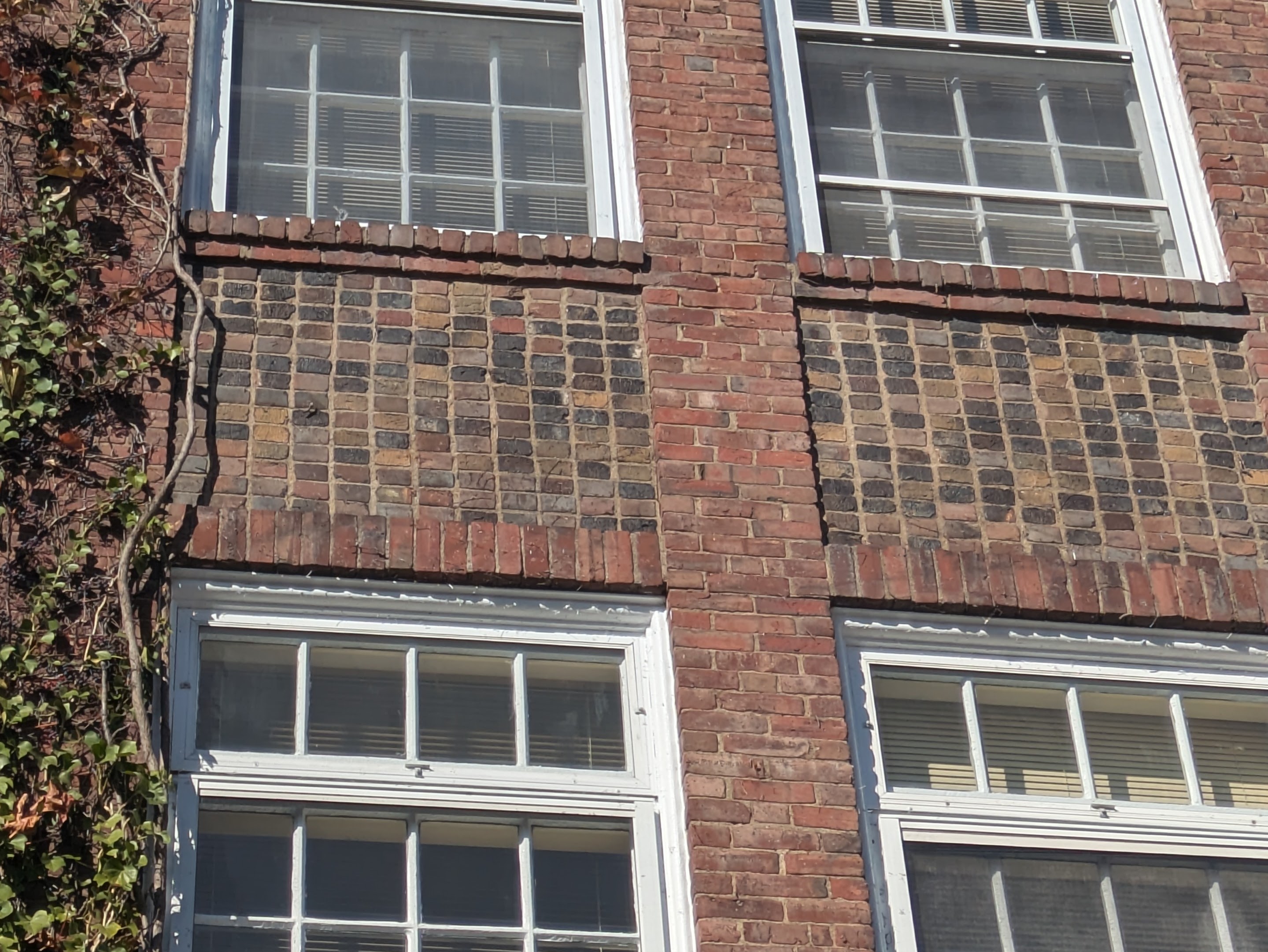 A brick building facade.